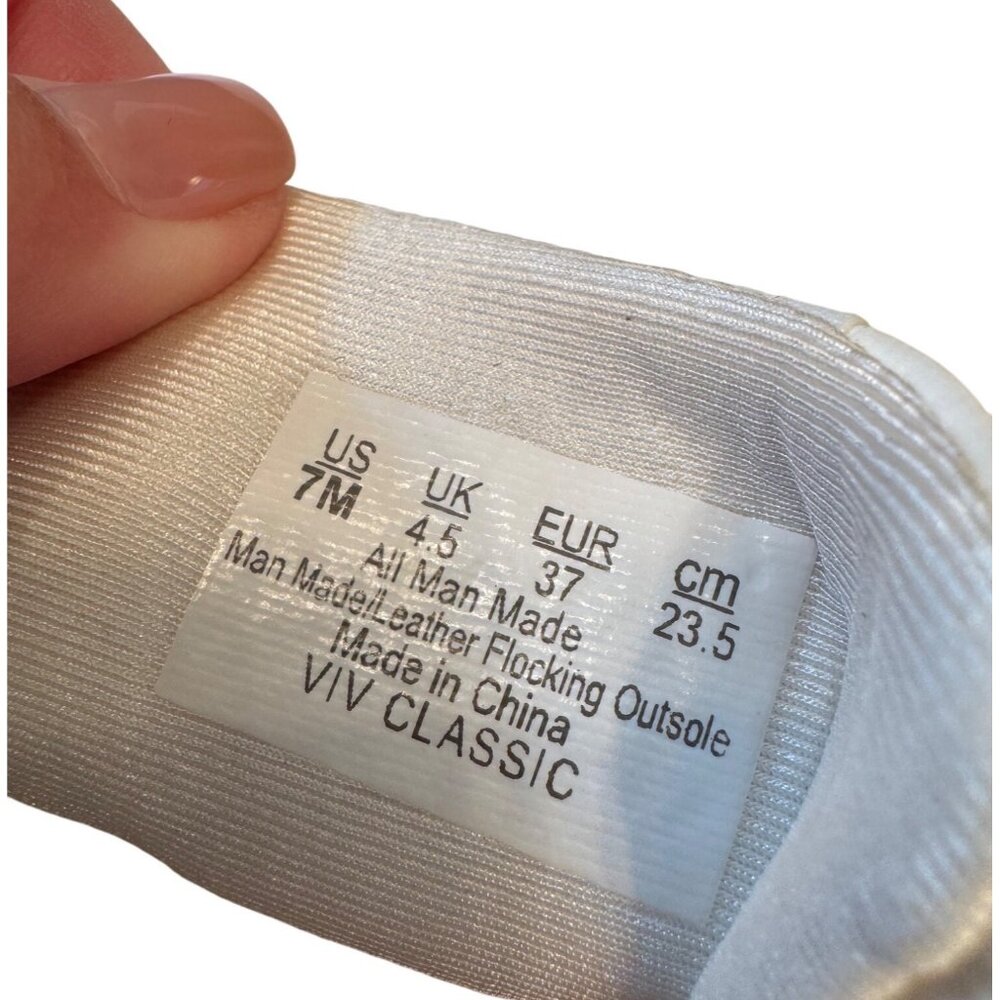 Ryka Viv Classic Oxford Lace Up Size 7M EU 37 White Leather Sneakers Women's NWO - Picture 3 of 12